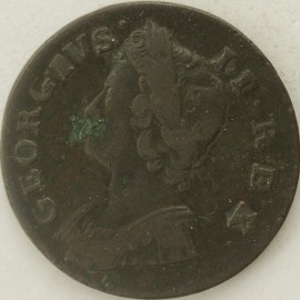 HALFPENCE 1739  GEORGE II  NVF