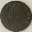 HALFPENCE 1746  GEORGE II GF