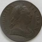 HALFPENCE 1770  GEORGE III GF