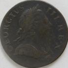 HALFPENCE 1771  GEORGE III GF