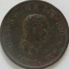 HALFPENCE 1806  GEORGE III GVF