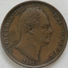 HALFPENCE 1831  WILLIAM IV GVF