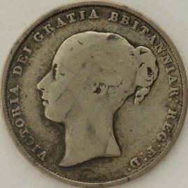 SHILLINGS 1851  VICTORIA VERY SCARCE F