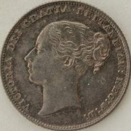 SHILLINGS 1858  VICTORIA  GEF