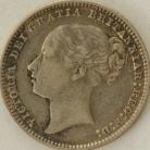 SHILLINGS 1878  VICTORIA DIE NUMBER 46 VF