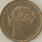 SHILLINGS 1880  VICTORIA LONG LINE EF