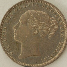 SHILLINGS 1880  VICTORIA LONG LINE  EF