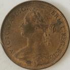 HALFPENCE 1881  VICTORIA GEF