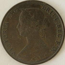 Halfpence 1864  VICTORIA  GVF