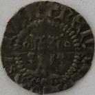 HENRY V 1413  -1422 HENRY V  HALFPENCE CLASS C LONDON BROKEN ANNULETS BY CROWN GVF