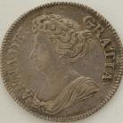 SHILLINGS 1714  ANNE ROSES AND PLUMES SCARCE GVF