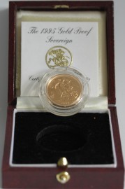 SOVEREIGNS 1995  Elizabeth II PROOF MAKLOUF FDC