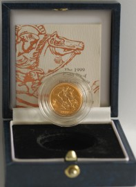 HALF SOVEREIGNS 1999  Elizabeth II PROOF SCARCE FDC