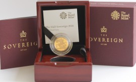 HALF SOVEREIGNS 2018  Elizabeth II PROOF FDC