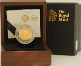 HALF SOVEREIGNS 2011  Elizabeth II PROOF FDC