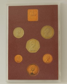 ENGLISH PROOF SETS 1979  Elizabeth II 1/2 P TO 50P (6 Coins) 81,000 FDC*