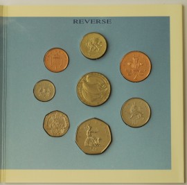 ROYAL MINT - UNCIRCULATED SETS 1995  Elizabeth II TWO POUND TO 1P (8 coins) INCLUDES NEW TWO POUND BU