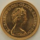 SOVEREIGNS 1980  Elizabeth II MACHIN BU