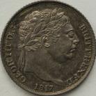 SIXPENCES 1817  GEORGE III GEF