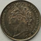 SIXPENCES 1824  GEORGE IV 1ST HEAD 2ND REVERSE SUPERB UNC T