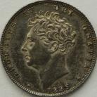 SIXPENCES 1829  GEORGE IV SCARCE UNC.T