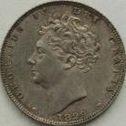 SIXPENCES 1829  GEORGE IV SCARCE GEF