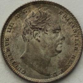 SIXPENCES 1834  WILLIAM IV  UNC.T.