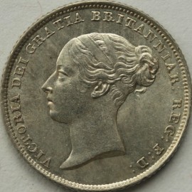 SIXPENCES 1838  VICTORIA SCARCE                       BU