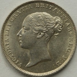 SIXPENCES 1839  VICTORIA SCARCE              BU