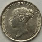 SIXPENCES 1843  VICTORIA VERY SCARCE BU