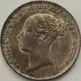 SIXPENCES 1844  VICTORIA SMALL 44 UNC T