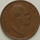 PENNIES 1837  WILLIAM IV EXTREMELY RARE GEF