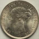 THREEPENCES SILVER 1868  VICTORIA BU