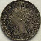 THREEPENCES SILVER 1868  VICTORIA GEF