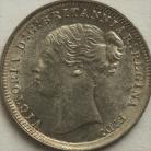 THREEPENCES SILVER 1873  VICTORIA BU