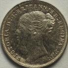 THREEPENCES SILVER 1875  VICTORIA  UNC LUS