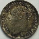 THREEPENCES SILVER 1885  VICTORIA UNC.T.