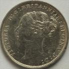 THREEPENCES SILVER 1885  VICTORIA GEF