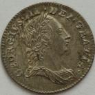 THREEPENCES SILVER 1762  GEORGE III SUPERB MINT STATE MS