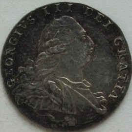 THREEPENCES SILVER 1795  GEORGE III  GEF
