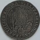 HALF CROWNS 1601  ELIZABETH I 7TH ISSUE FINE SILVER MM1 S2583 VF