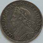 HALF CROWNS 1658  CROMWELL VERY RARE EF