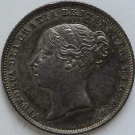 SIXPENCES 1851  VICTORIA  GVF