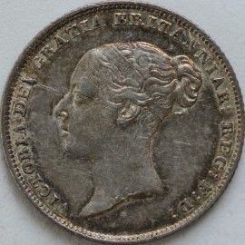 SIXPENCES 1855  VICTORIA SCARCE  NEF