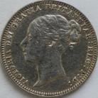 SIXPENCES 1878  VICTORIA DIE NO 30 8 OVER 7 RARE GVF