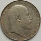 HALF CROWNS 1906  EDWARD VII VF