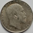 HALF CROWNS 1907  EDWARD VII NEF/EF