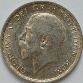 HALF CROWNS 1915  GEORGE V  GEF