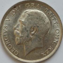 HALF CROWNS 1918  GEORGE V  GEF