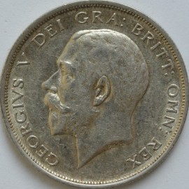 HALF CROWNS 1919  GEORGE V  GVF